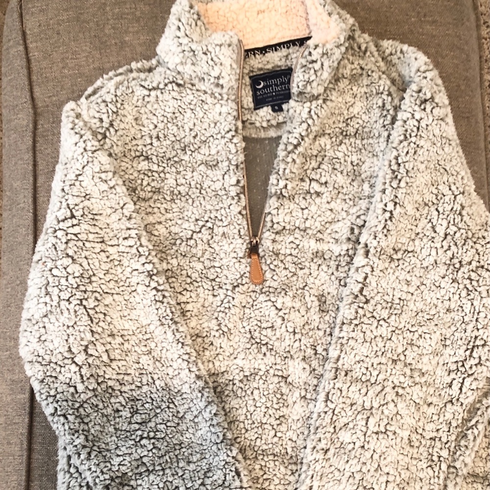 Simply southern Sherpa pullover